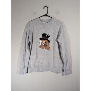 Hillflint Mens Wake Forest Demon Deacons Gray Crewneck Sweatshirt Sz S College